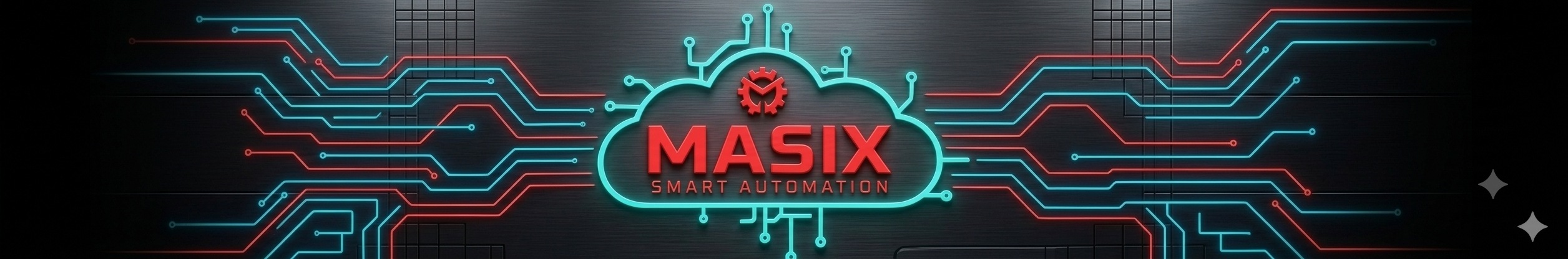 Masix Smart Automation platform overview showing unified IIoT dashboards across three verticals